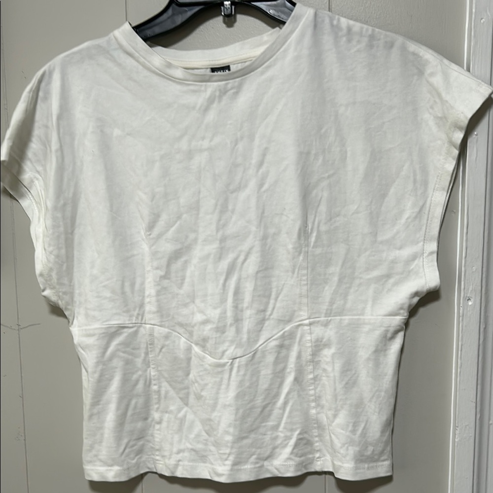 SHEIN White Short Sleeve Top